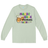 Matcha mardi gras drinking team Long Sleeve Tee - MaliasSmallBusiness