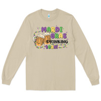 Mushroom mardi gras drinking team Long Sleeve Tee - MaliasSmallBusiness