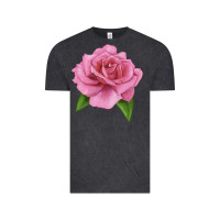 Vintage Black Perfume Delight Rose Vintage Tee - LillyAllenDesigns