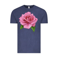 Vintage Denim Perfume Delight Rose Vintage Tee - LillyAllenDesigns
