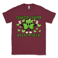 Burgundy coolest clover to pinch Classic Tee - MaliasSmallBusiness