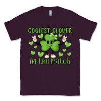 Plum coolest clover to pinch Classic Tee - MaliasSmallBusiness