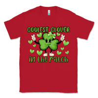Red coolest clover to pinch Classic Tee - MaliasSmallBusiness