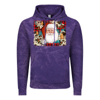 Cloud Purple cowhide santa cookie socks background Vintage Hoodie - AdoDesignShop
