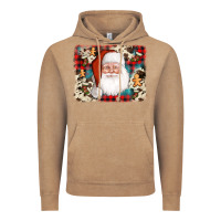 Vintage Coffee cowhide santa cookie socks background Vintage Hoodie - AdoDesignShop