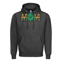 Charcoal Heather gemstone aztec mom Zipper Hoodie - LillyAllenDesigns