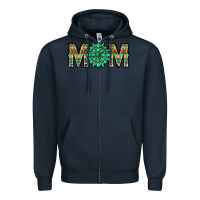 Navy gemstone aztec mom Zipper Hoodie - LillyAllenDesigns