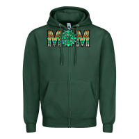 Sports Green gemstone aztec mom Zipper Hoodie - LillyAllenDesigns