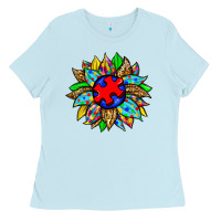 Autism Sunflower Ladies Tee | Teevron