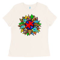 Bone autism sunflower Ladies Tee - Zillion Design Studio