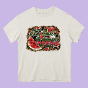 Hot Aunt Summer Heavy Core Tee Designed By Sublimationcraftshop