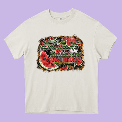 Hot Aunt Summer Heavy Core Tee Designed By Sublimationcraftshop