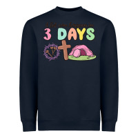 Navy a lot can happen in 3 days Heavyweight Sweatshirt - MaliasSmallBusiness