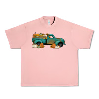 Pumpkin Farm Truck No Background Urban Heavy Tee | Teevron