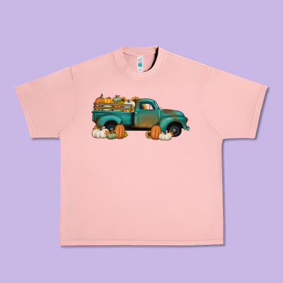 Pumpkin Farm Truck No Background Urban Heavy Tee Designed By Jasminsmagicworld
