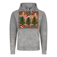 Cloud Rock Christmas trees leopard Vintage Hoodie - AdoDesignShop