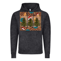 Christmas Trees Leopard Vintage Hoodie | Teevron