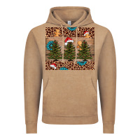 Vintage Coffee Christmas trees leopard Vintage Hoodie - AdoDesignShop