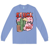 Colony Blue stuck on you Long Sleeve Tee - MaliasSmallBusiness