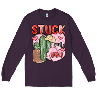 Plum stuck on you Long Sleeve Tee - MaliasSmallBusiness