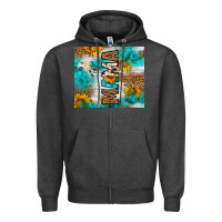 Charcoal Heather mama leopard sunflower Zipper Hoodie - LillyAllenDesigns