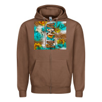 Chestnut mama leopard sunflower Zipper Hoodie - LillyAllenDesigns