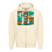 Sandshell mama leopard sunflower Zipper Hoodie - LillyAllenDesigns