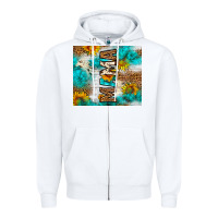 White mama leopard sunflower Zipper Hoodie - LillyAllenDesigns