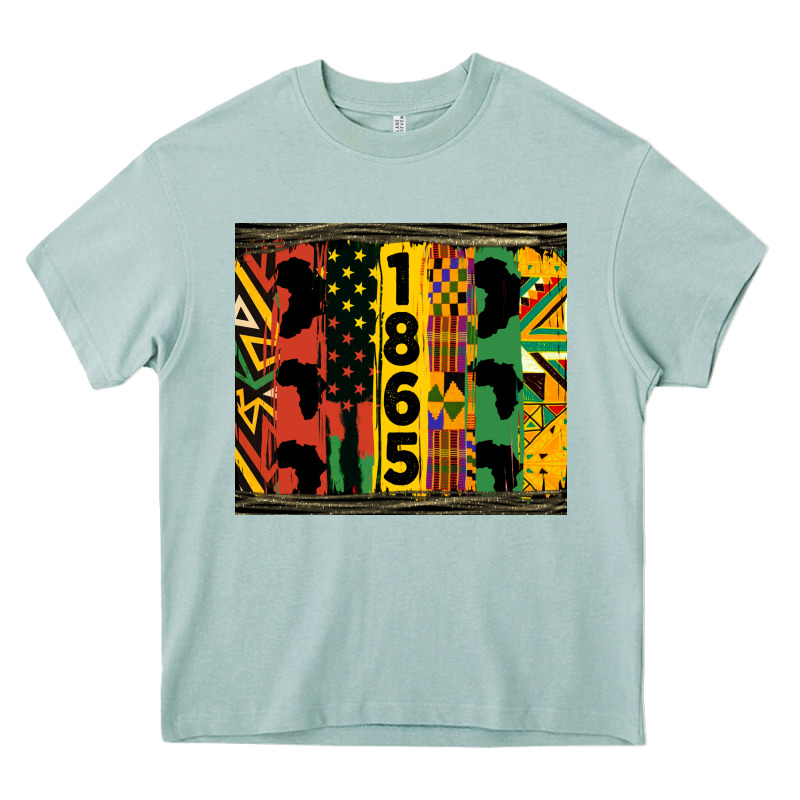 Juneteenth 1865 Tumbler Heavy Core Tee by HRA Design Shop | Teevron