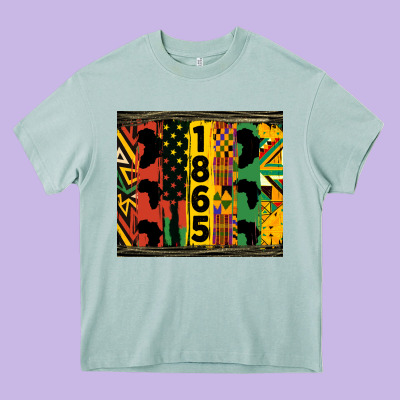 Juneteenth 1865 Tumbler Heavy Core Tee Designed By Hra Design Shop