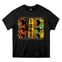 Black juneteenth 1865 tumbler Heavy Core Tee - HRA Design Shop