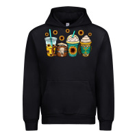 Black yellowstone coffee cups Urban Hoodie - OliviaCreatesArt
