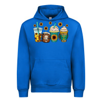 Cobalt yellowstone coffee cups Urban Hoodie - OliviaCreatesArt