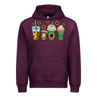 Mauve Wine yellowstone coffee cups Urban Hoodie - OliviaCreatesArt