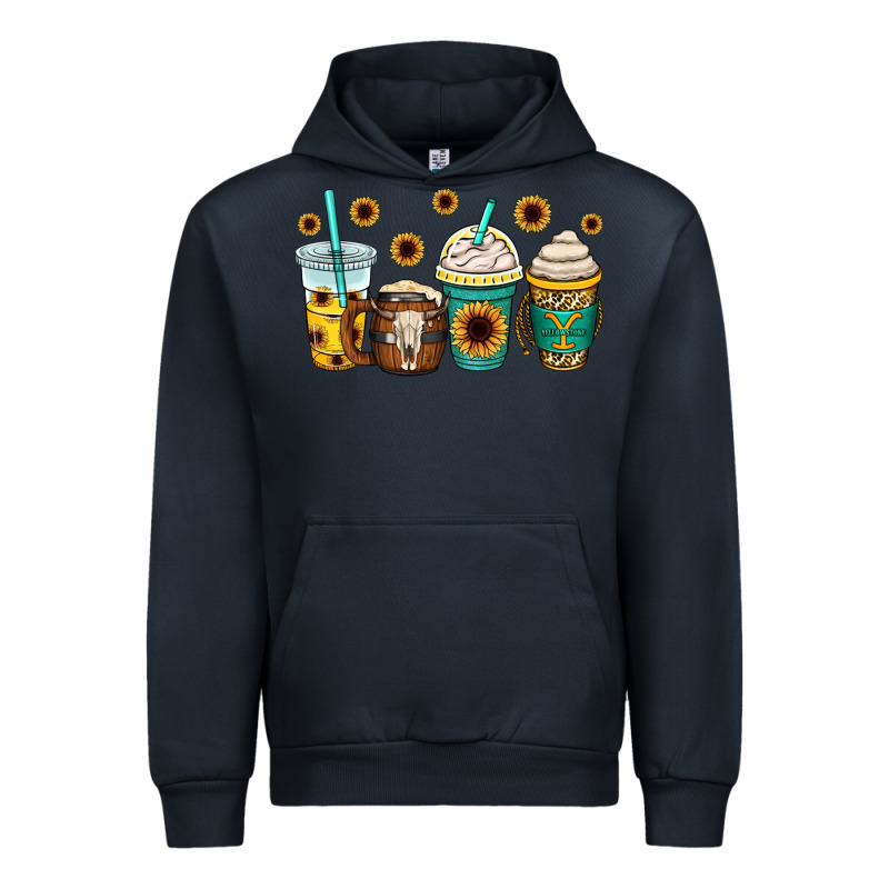 Yellowstone Coffee Cups Urban Hoodie by OliviaCreatesArt | Teevron