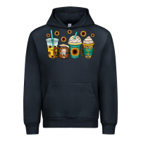 Navy yellowstone coffee cups Urban Hoodie - OliviaCreatesArt