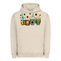 Pigment French Oak yellowstone coffee cups Urban Hoodie - OliviaCreatesArt