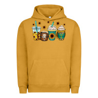 Pigment Peanut Butter yellowstone coffee cups Urban Hoodie - OliviaCreatesArt