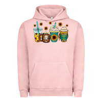 Pigment Salmon yellowstone coffee cups Urban Hoodie - OliviaCreatesArt
