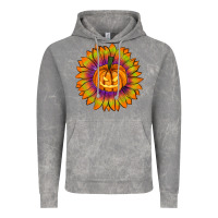 Cloud Rock Halloween Sunflower Vintage Hoodie - RanaPortraitStore
