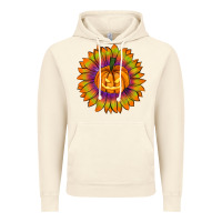 Vintage Artic Halloween Sunflower Vintage Hoodie - RanaPortraitStore