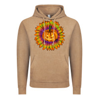 Vintage Coffee Halloween Sunflower Vintage Hoodie - RanaPortraitStore