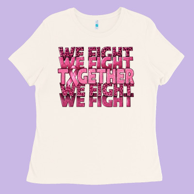 Together We Fight Ladies Tee Designed By Texasbilliewilder