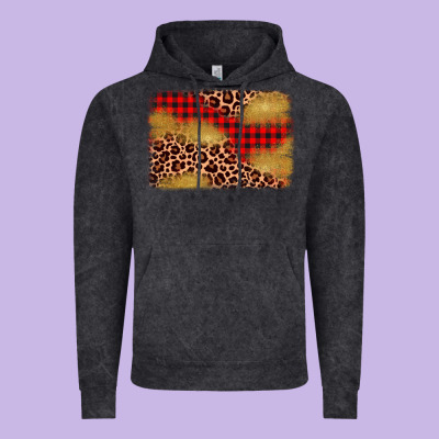 Christmas Leopard Glitter Background Vintage Hoodie Designed By Adodesignshop