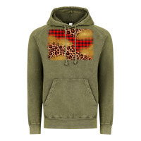 Vintage Olive christmas leopard glitter background Vintage Hoodie - AdoDesignShop