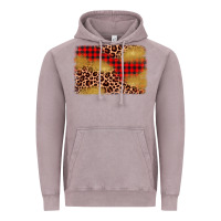 Vintage Zinc christmas leopard glitter background Vintage Hoodie - AdoDesignShop