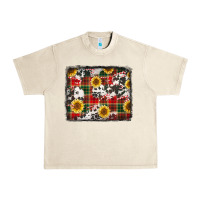 Sandshell cowhide sunflowers candy canes Urban Heavy Tee - Jasminsmagicworld