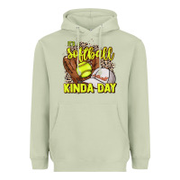 Matcha It's a Softball kinda day leopard Heavyweight Hoodie - NancyCooperArtShop