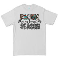 Dove Grey Racing Is My Favorite Season Premium Tee - CowhideDigitalArt