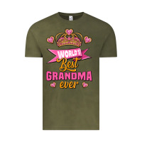 Vintage Olive world's best grandma ever Vintage Tee - Jasminsmagicworld